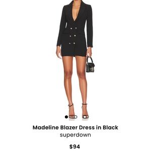NWT Superdown Madeline blazer dress- S